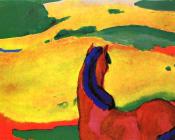 弗朗茨马克 - Horse in a Landscape
